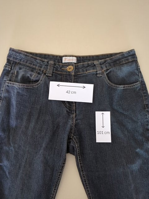 Jean droit Gémo - 42 - Bleu - Casual