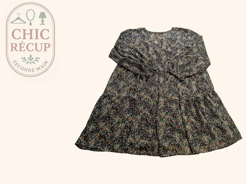 Robe Midi Y'coo - L - Vert - Casor-5
