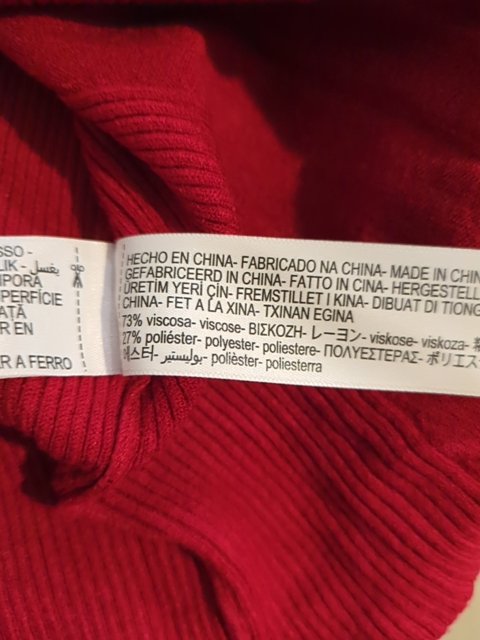 Pull D'hiver - Massimo Dutti - Xs - Rouge - Sthas-34