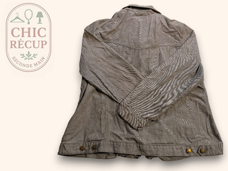 Veste Chemise M&s Mode - L - Kaki - Chpav-74