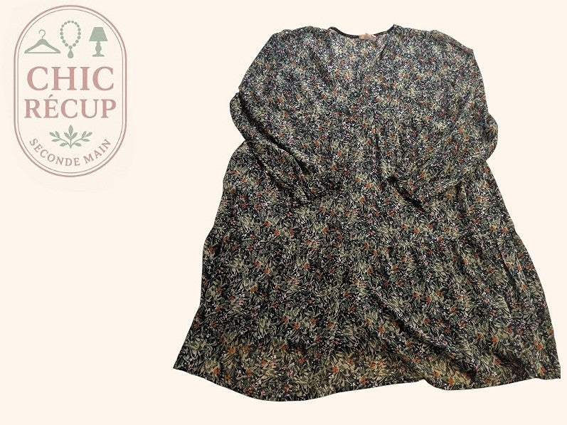 Robe Midi Y'coo - L - Vert - Casor-5