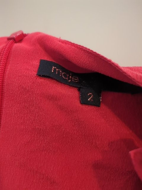Fête Et Cocktail - Maje - M - Rouge - Macar-12