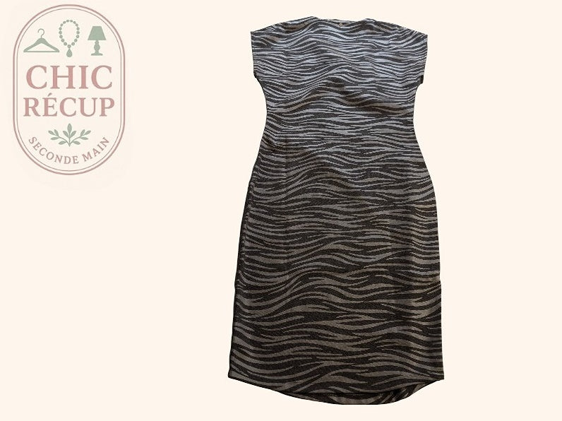 Robe Midi Aaiko - M - Gris - Shbad-100