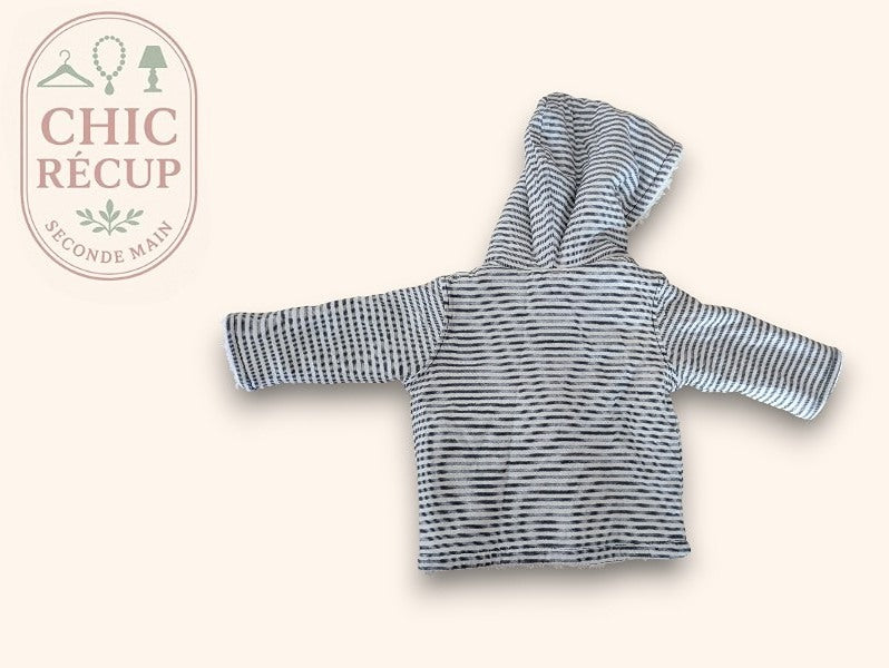 Vestes Polaire La Compagnie Des Petits - 3-6 Mois - Gris, Blanc