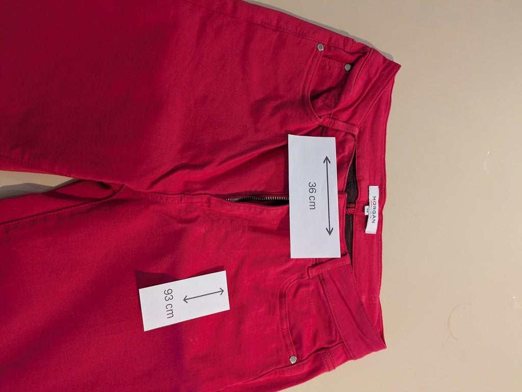 Pantalon slim Morgan - 38 - Rouge - Polia