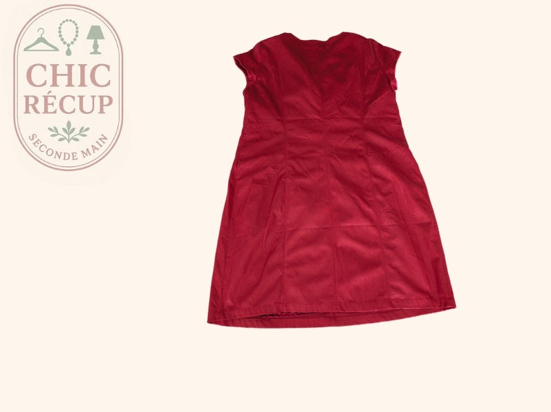 Robe Freda - Xl - Rouge - Zip