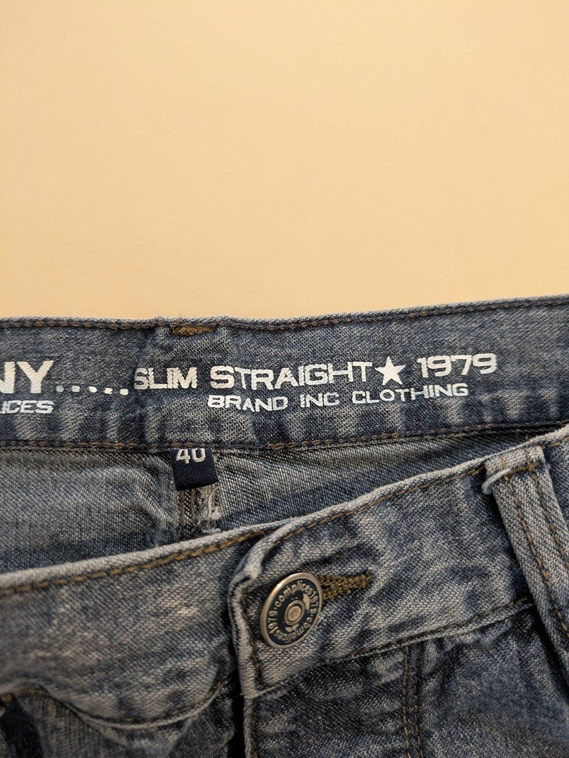 Jeans Coupe Droite Complices - M - Bleu - Elrio-12