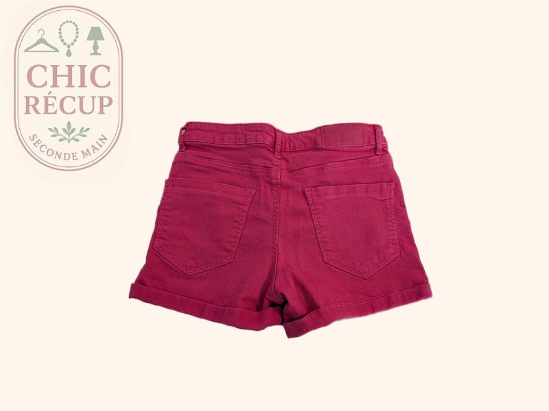 Short En Jean Springfield - 36 - Fuchsia - Audeb-41