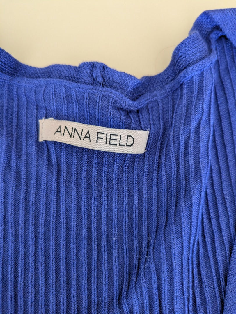 Robe Anna Field - M - Bleu - Robe longue boutonnée