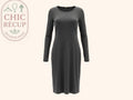 Robe Casual H&m - Xs - Gris - Vabar-19