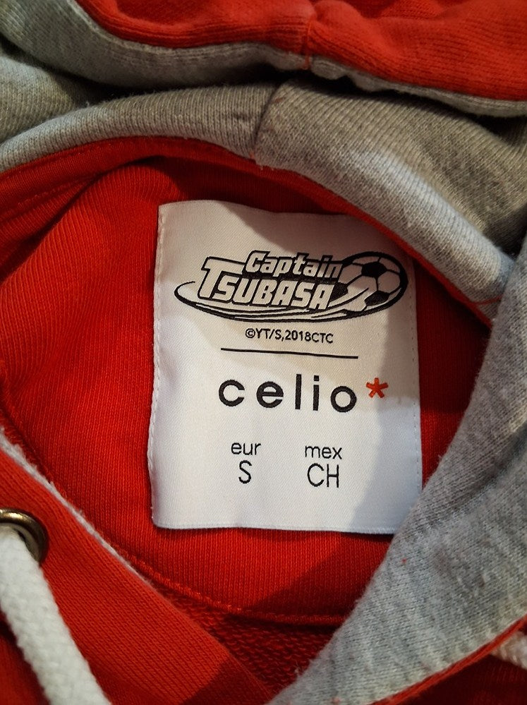 pull et pull a capuche Celio rouge taille M