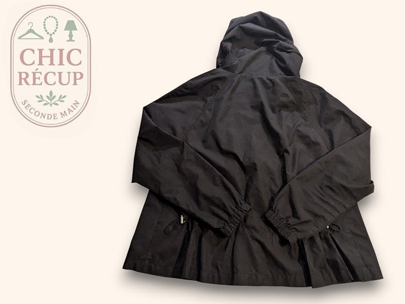 Veste Coupe-vent Zara Basic - Xs - Noir - Amfat-36
