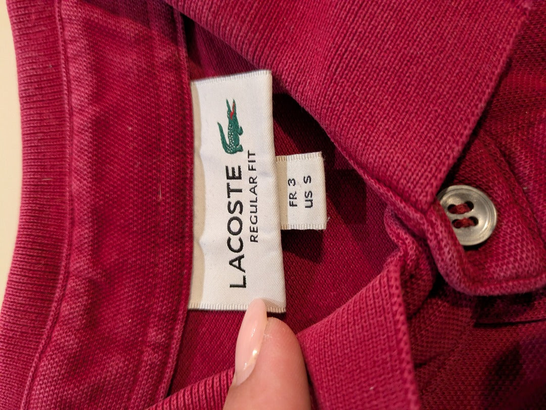 Polo Lacoste - S - Bordeaux - Saaug-26