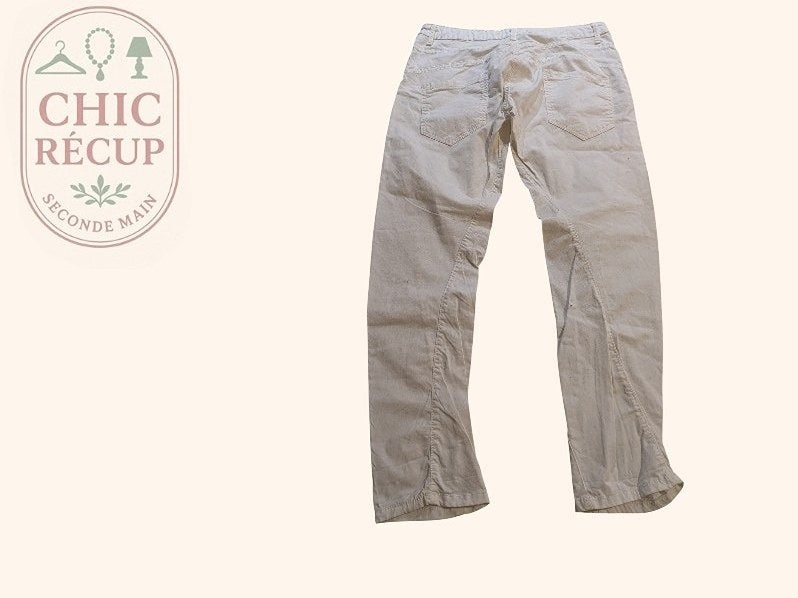 Pantalon La Fee Maraboutee - 40 - Blanc - Anbou-43