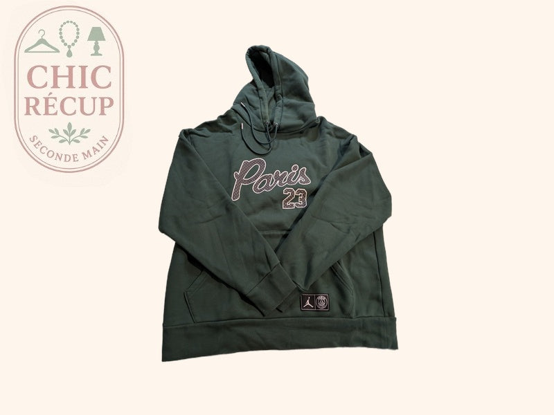 Sweat à capuche Nike Jordan - Xl - Vert - Psg Paris 23