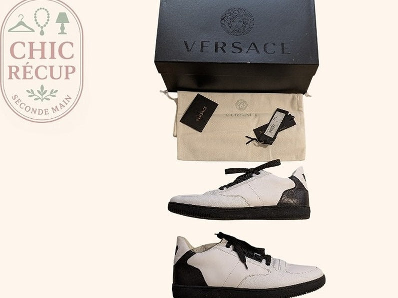 Baskets Versace - Blanc - Thgen-88