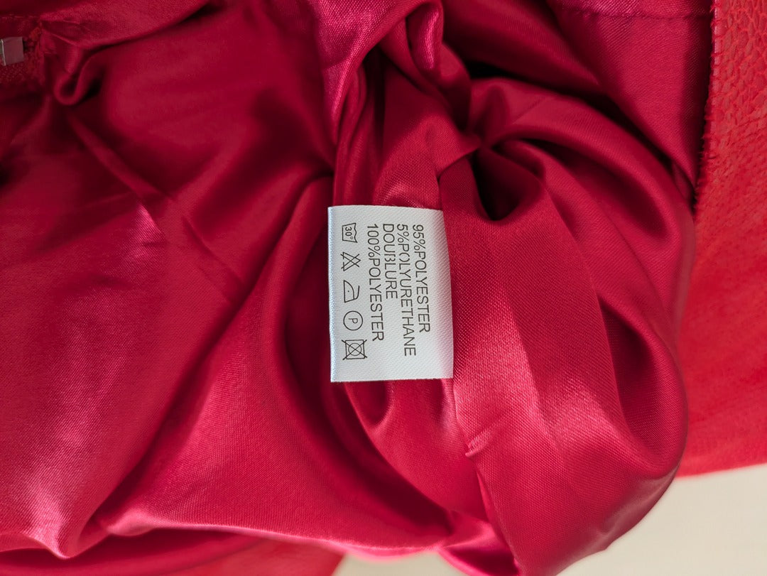 Robe Freda - Xl - Rouge - Zip