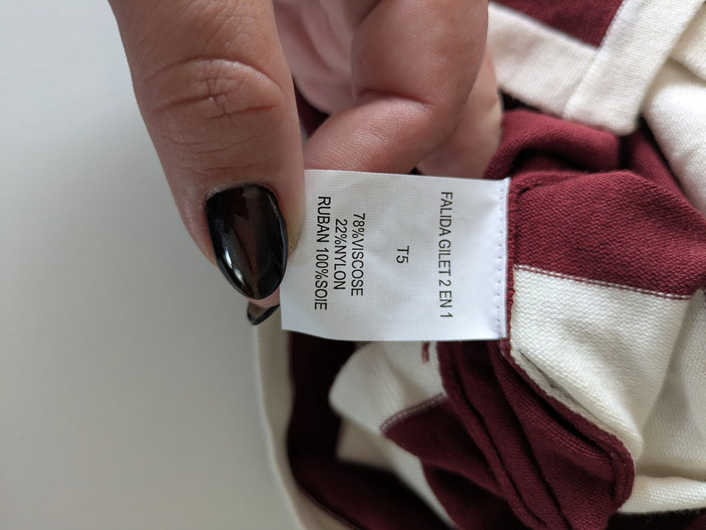 Gilet Antonelle - 48 - Bordeaux - Falida 2 en 1