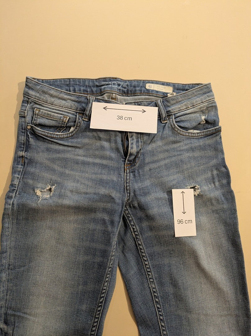 Jeans Skinny Zara - 42 - Bleu - Paval-56