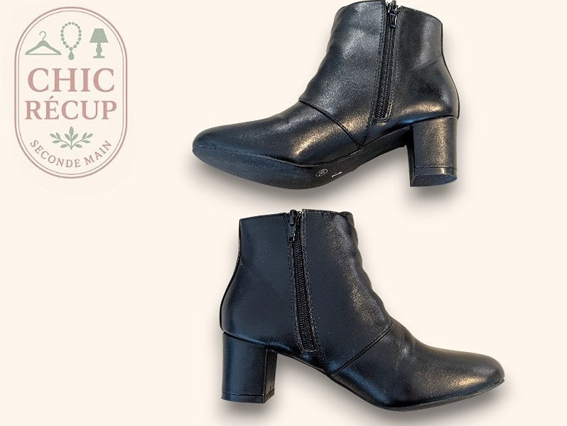 Bottines Pierre Cardin - 36 - Noir - Chpav-125