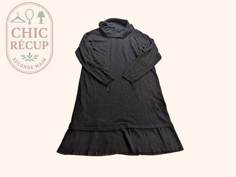 Robe D'hiver Elena Miro - L - Noir - Labag-301
