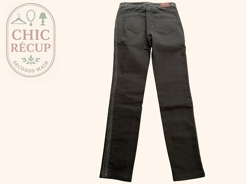 Jeans Droit Caroll - S - Gris - Codia-21