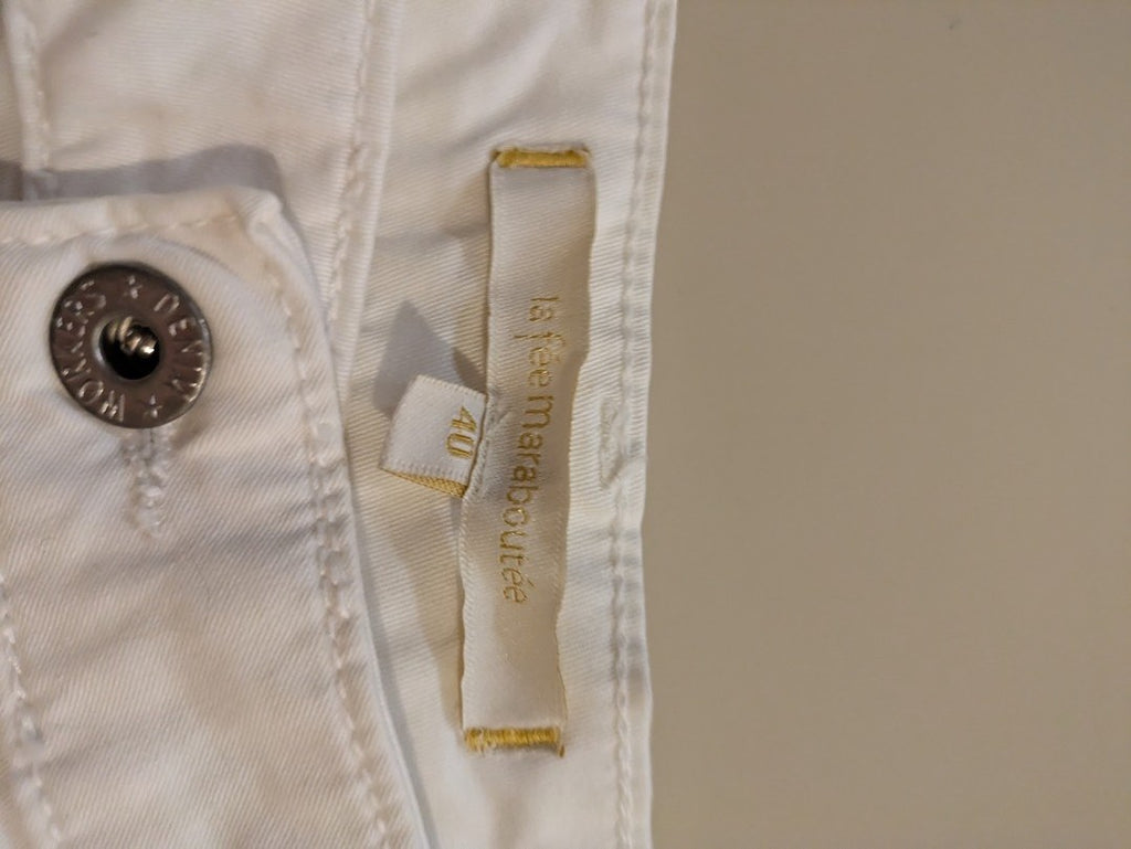 Pantalon La Fee Maraboutee - 40 - Blanc - Anbou-43