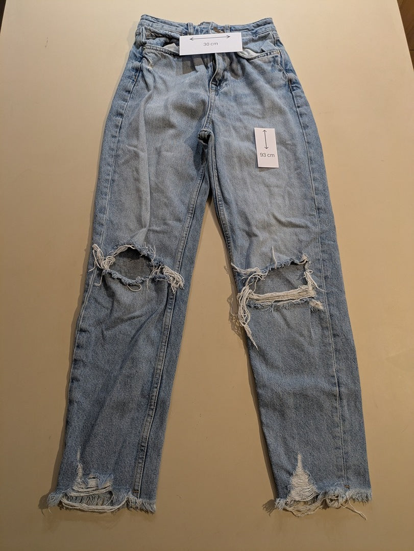 Jean Troué Zara - S - Bleu Clair - Amfat-25