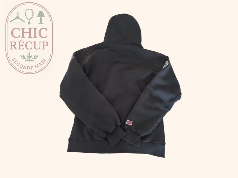 Sweat zippé - Geographical Norway - L - Noir - Fighter