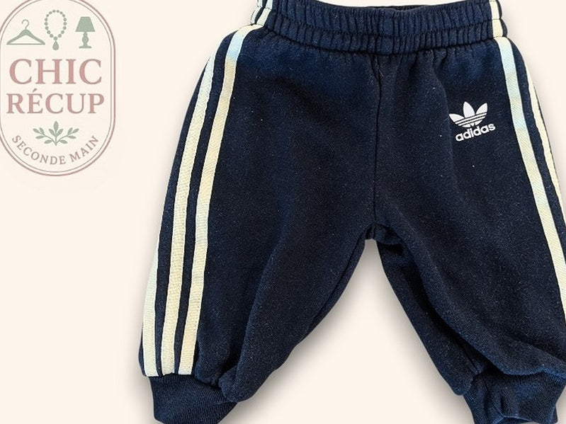 Pantalon Sport Adidas - 3-6 Mois - Marine - Erbul-108