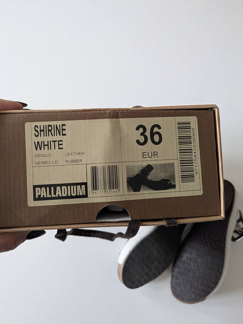 Mules Palladium - 36 - Blanc - Shirine