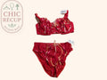 Ensemble de lingerie Barbara - 105e - Rouge