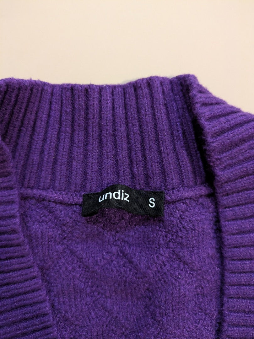 Cardigan Undiz - S - Violet - Ancuv-11