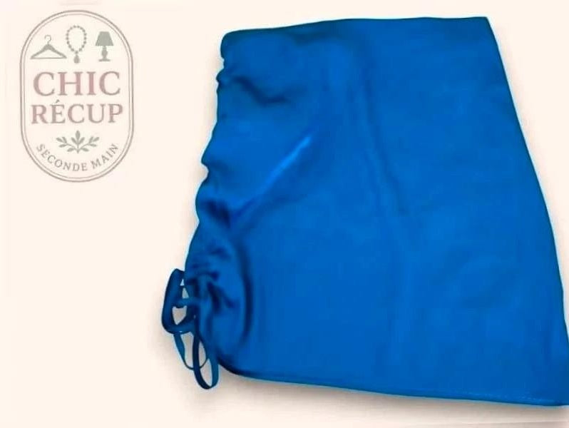 Jupe Asymétrique - S - Bleu - Lerom-33