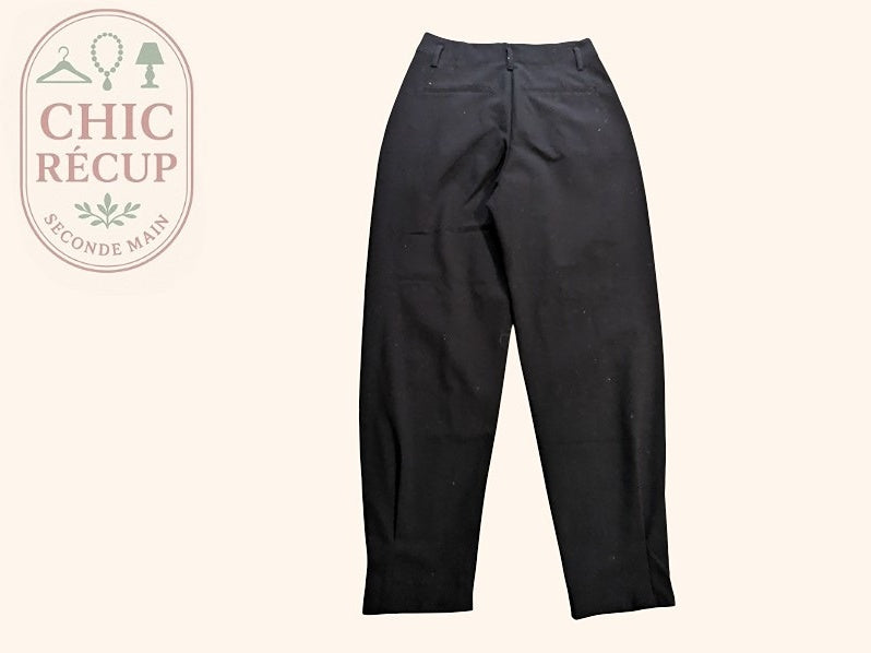 Pantalon Droit Zara - Xs - Noir - Shbad-85