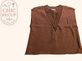 Blouses Manches Courte Zara - S - Marron - Shbad-33
