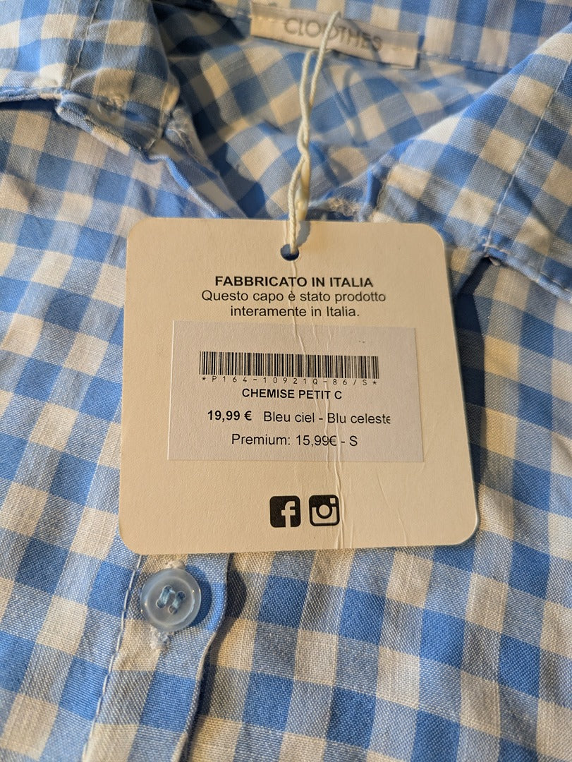 Chemise Cloothes - M - Bleu Ciel - Lubel-39