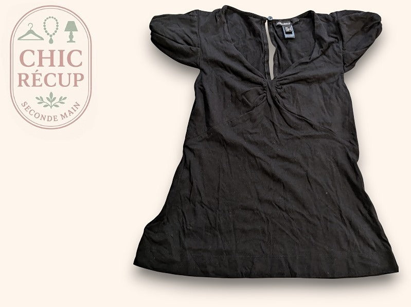 Blouse Mango - S - Noir - Qubur-90