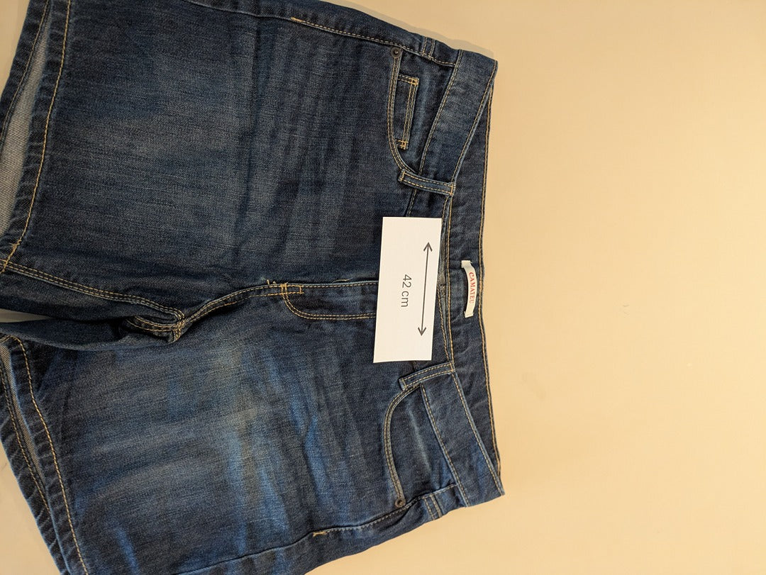 Short En Jean Camaïeu - 40 - Bleu - Evvio-20