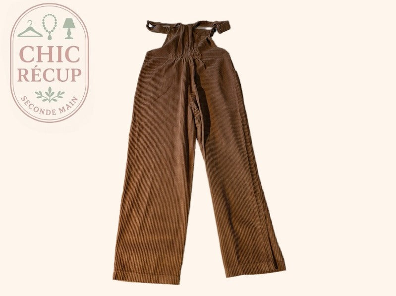 Salopette Carla Moreau - S - Marron - Lubel-60