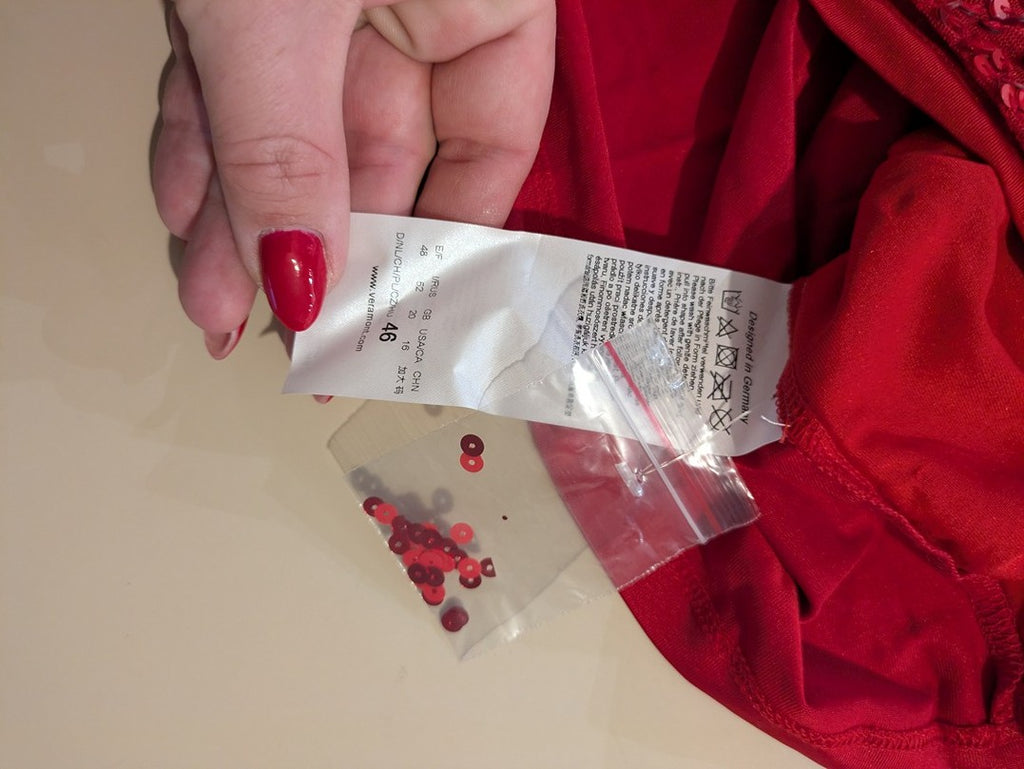 Blouses Manches Courte Vera Mont - 46 - Rouge - Labag-81