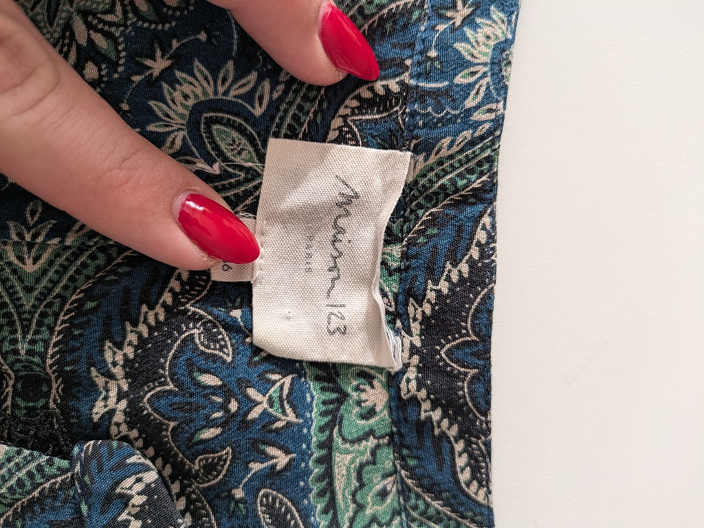 Blouse Maison 123 - 38 - Bleu - motifs paisley