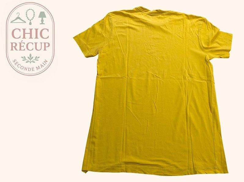 T-shirt Unis Champion - L - Jaune - Thgag-14
