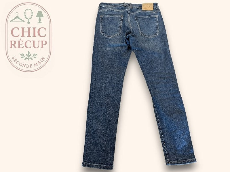 Jeans Skinny De Facto - M - Bleu - Ramec-12