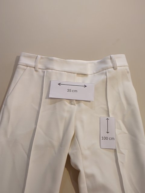 Pantalon large - Bel Air - 34 - Blanc - Planet
