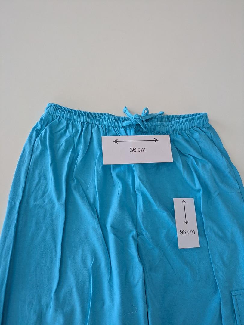 Pantalon cargo sans marque - 42 - Light-blue - C.i.f.a