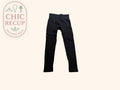 Legging Sans Marque - M - Noir - Côtelé