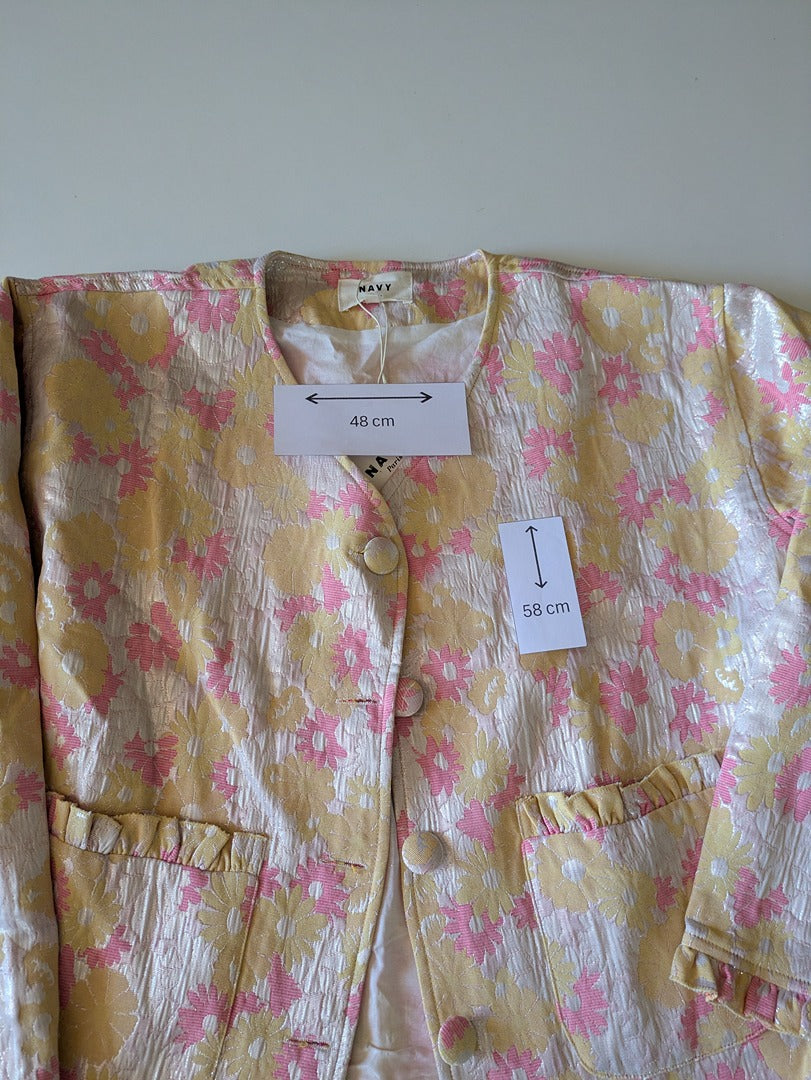Veste Matelassée Navy Paris - 36 - Jaune - Brhal-137