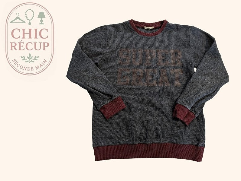 Pull Zen Kids - 12 Ans - Gris - Olhat-24