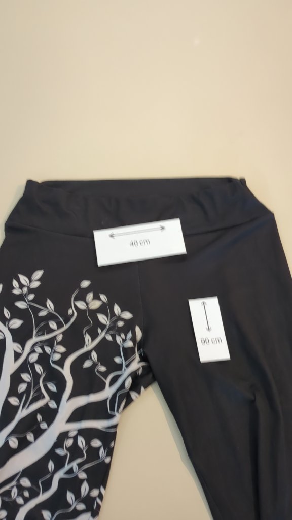 Legging Sans Marque - Xl - Noir - Arbre de vie
